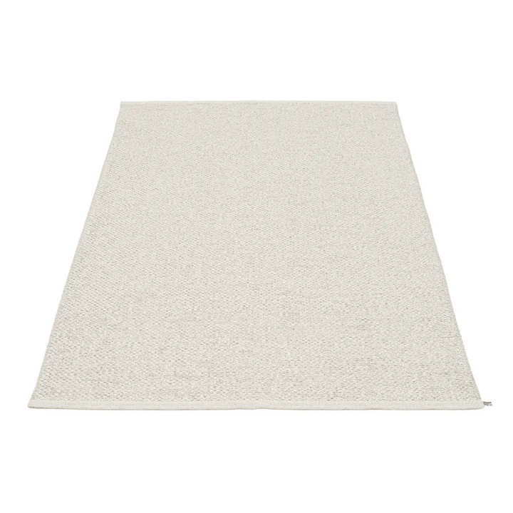 Pappelina - Svea Rug, 140 x 220 cm, stone metallic / fossil grey