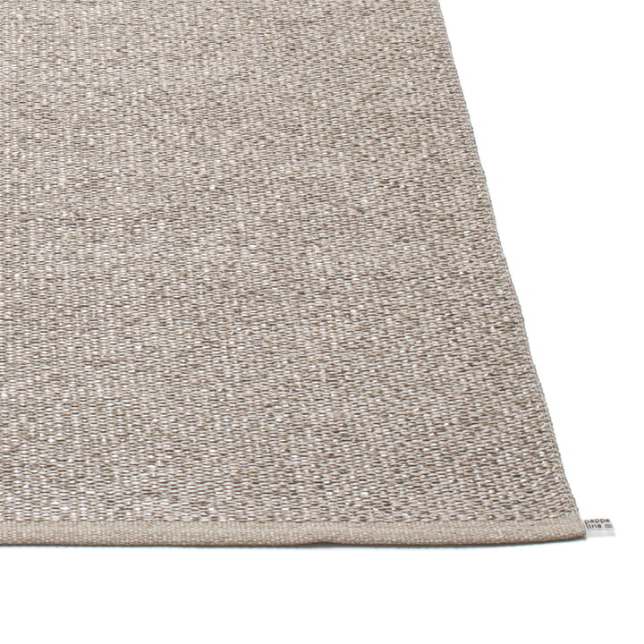 Svea Plastique Tapis 140x220 cm Pappelina Boue