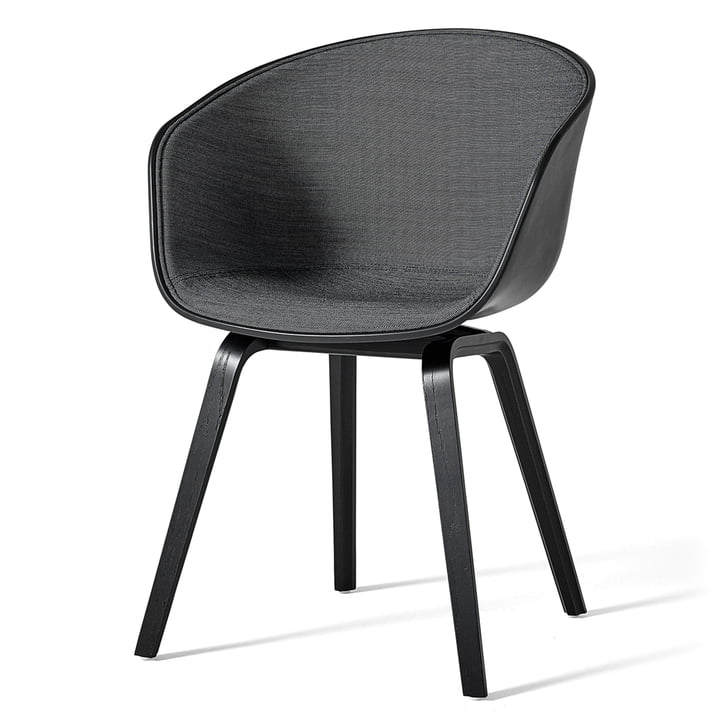 About A Chair AAC 22 with interior upholstery from Hay in black