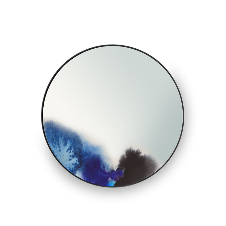 Small Francis Wall Mirror by Petite Friture in Blue