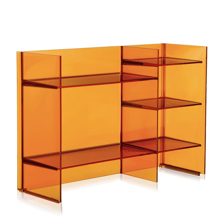 Kartell - Sound-Rack storage unit, amber