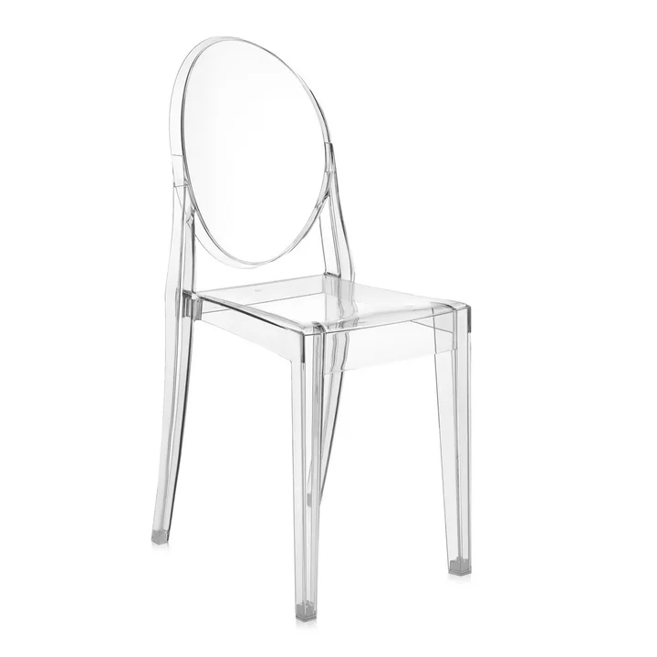 Kartell - Victoria Ghost chair, crystal / transparent
