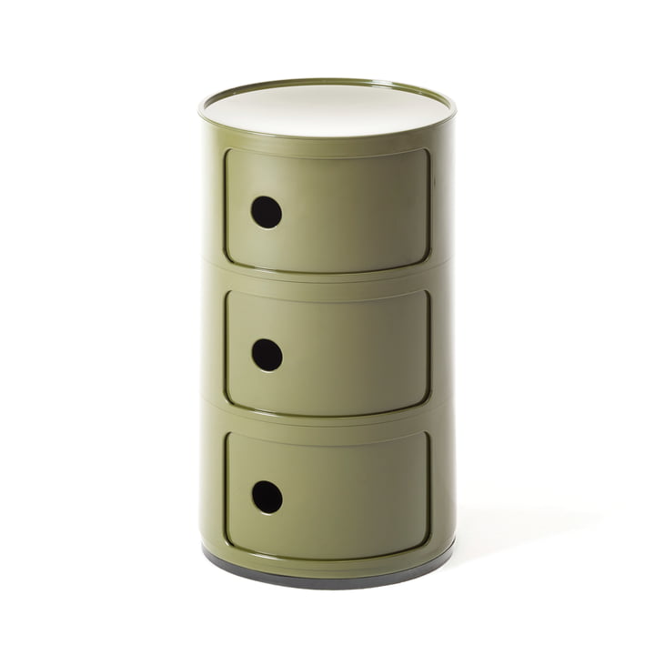 Componibili 4967 from Kartell in green