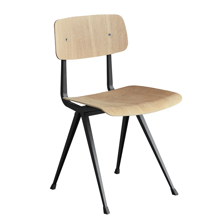 Result Chair from HAY in black and oak matt lacquered
