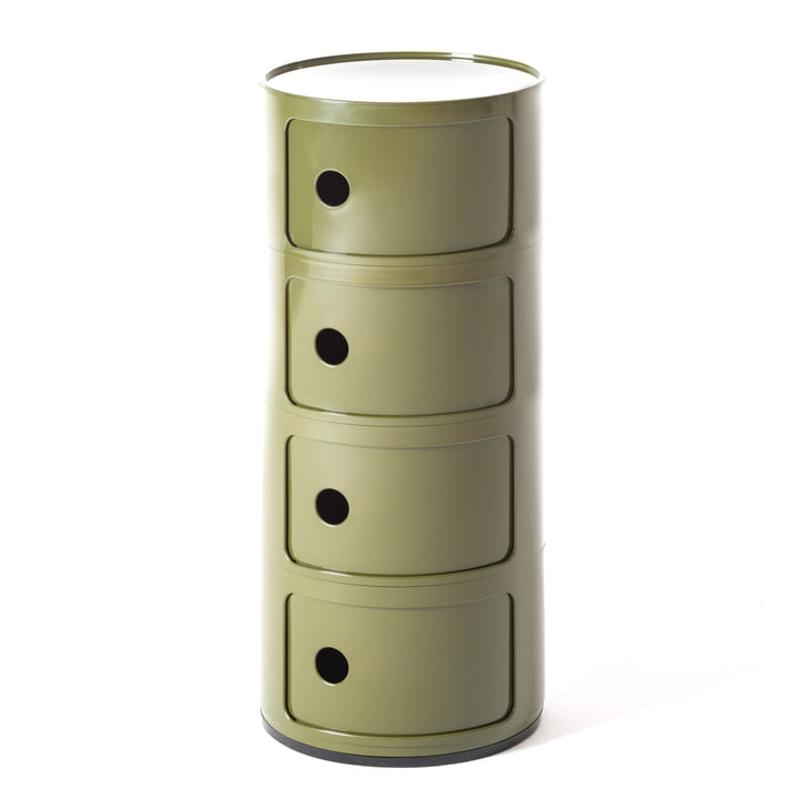 Componibili 4985 by Kartell in green