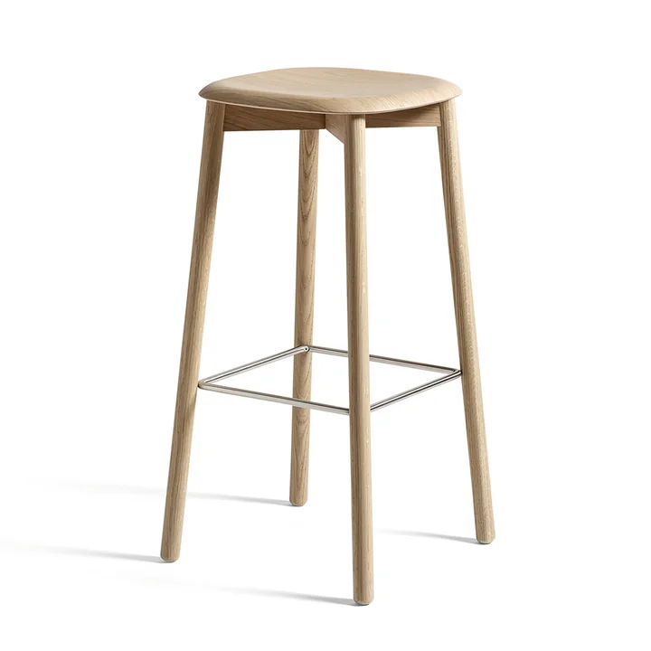 Soft Edge 32 High stool from HAY in oak matt lacquered