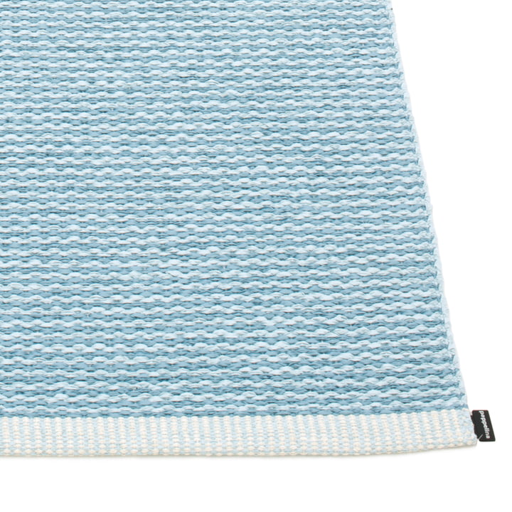 Mono Rug by Pappelina in Misty Blue / Ice Blue