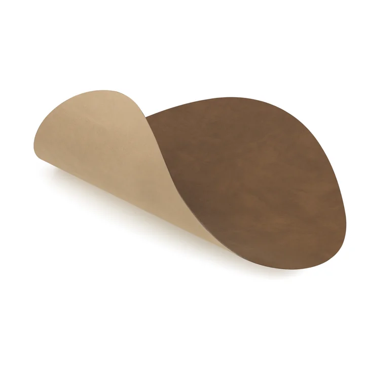 Placemat L Double from Lind DNA in Cloud brown / Nupo sand