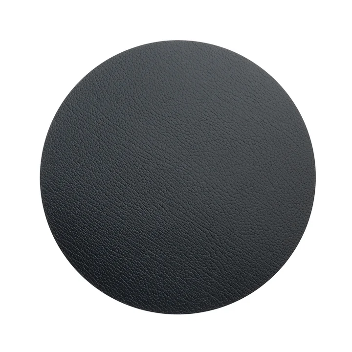 Hot Mat Circle M Trivet Ø 30 cm by Lind DNA in Bull Anthracite (3 mm)