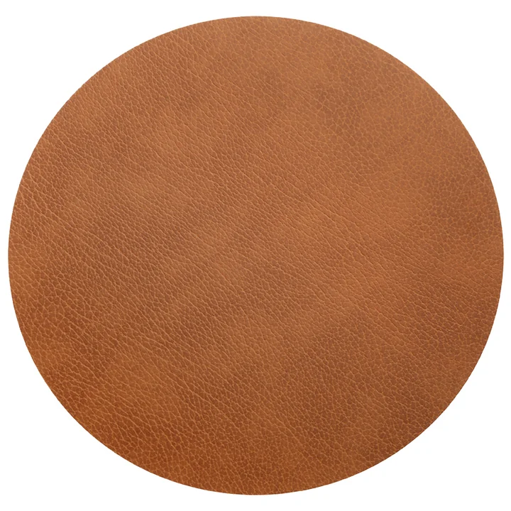 Floor Mat Circle XXXXL Ø 115 cm by Lind DNA in Bull Nature