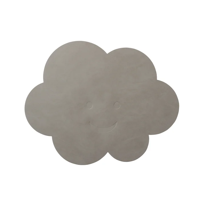 Cloud Placemat 38 x 31 cm by Lind DNA in Light Grey Nupo (1,6 mm)