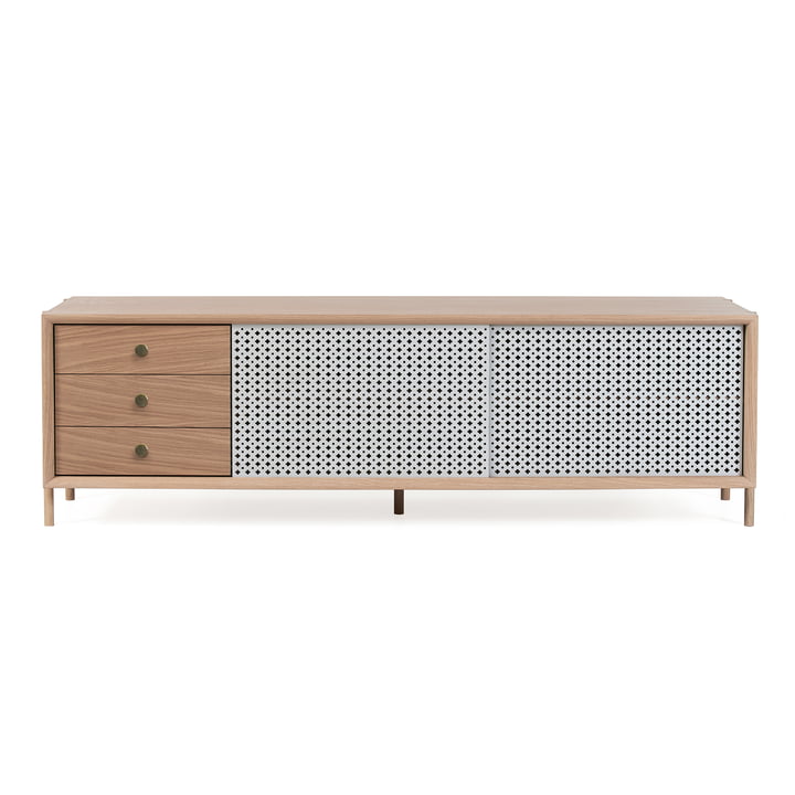 Gabin Sideboard with drawers 162 cm from Hartô in oak / light gray (RAL 7035)
