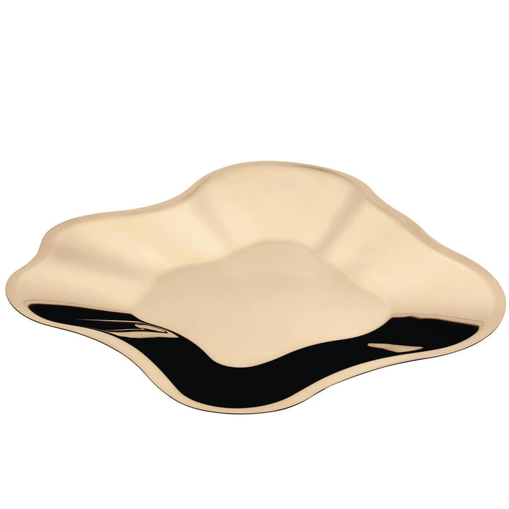 Aalto bowl flat 504 mm from Iittala in rose gold