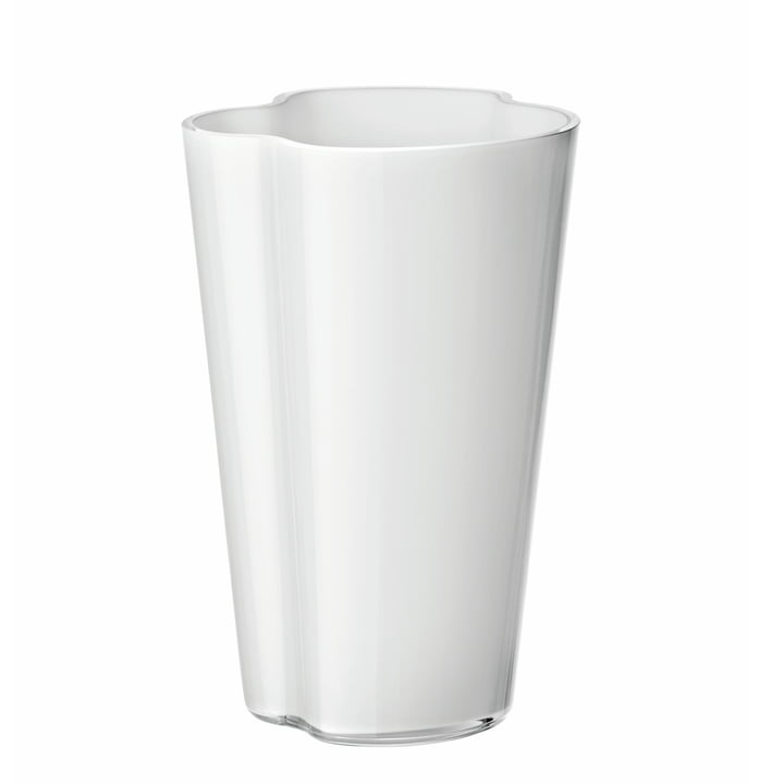 Aalto Vase Finlandia 220 mm from Iittala in white