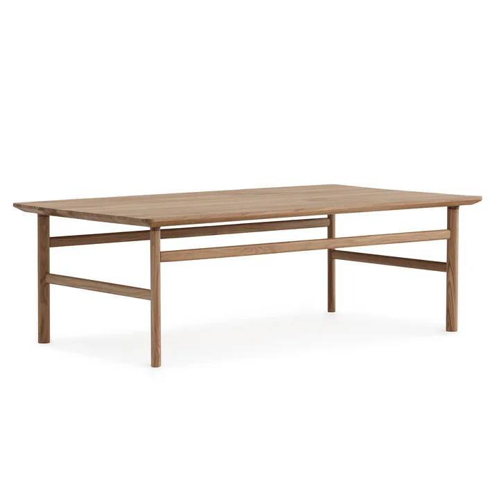 Grow coffee table 120 x 70 cm by Normann Copenhagen in oak