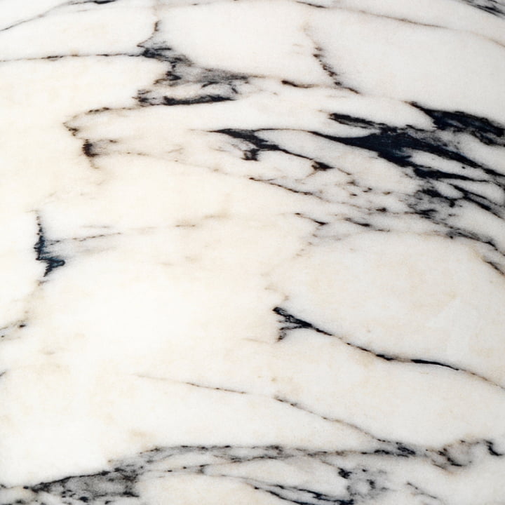 Baleri Italia - Cover for seat ball Tato, Carrara marble