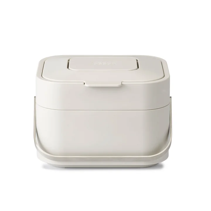 The Joseph Joseph - Stack 4 organic waste bin with odour filter in stone