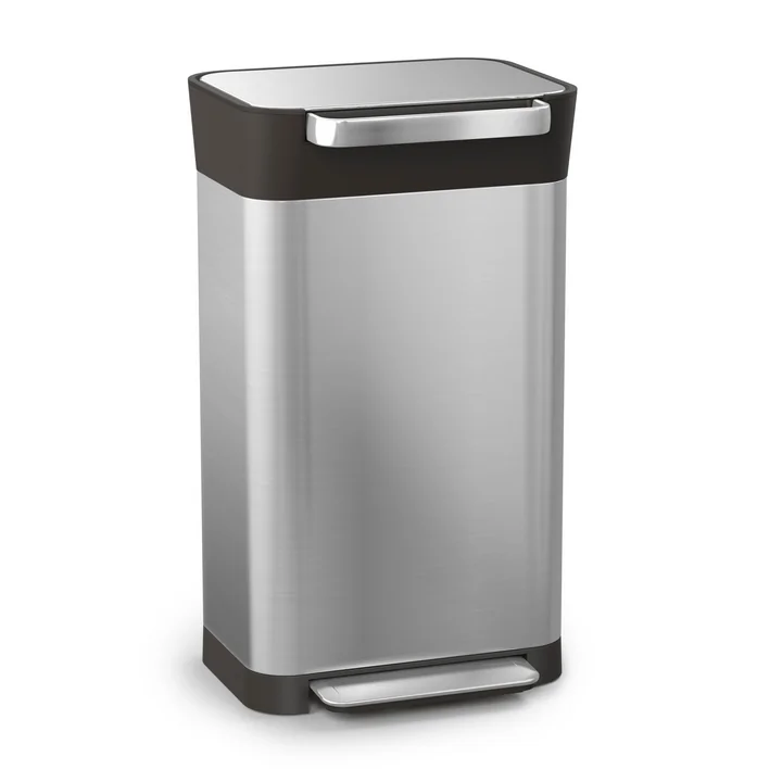 Titan Pedal bin 30 l from Joseph Joseph in stainless steel
