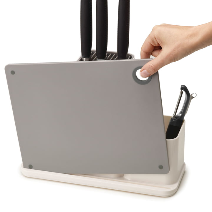 CounterStore Kitchen Worktop Organiser with Chopping Board by Joseph Joseph