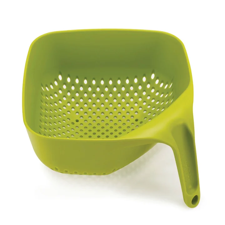 Square Colander by Joseph Joseph in Green
