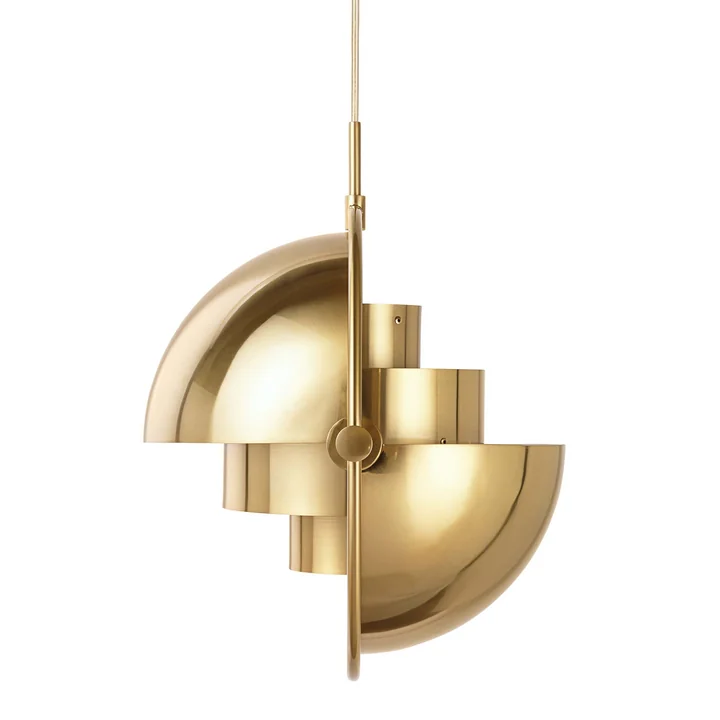Multi-Lite Pendant lamp Ø 36 cm from Gubi in brass