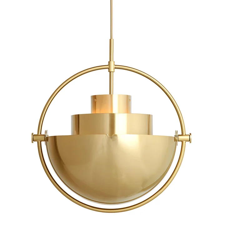 Multi-Lite Pendant lamp Ø 36 cm from Gubi in brass