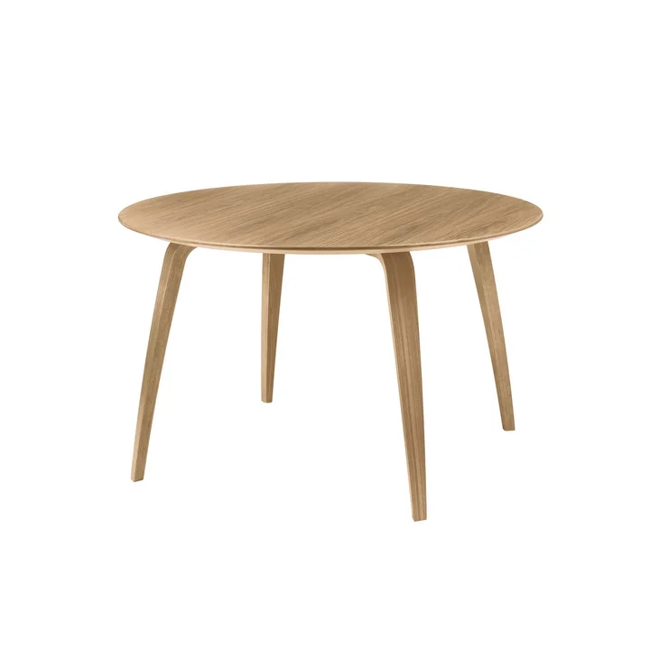 Dining table Ø 120 x 72 cm from Gubi in oak