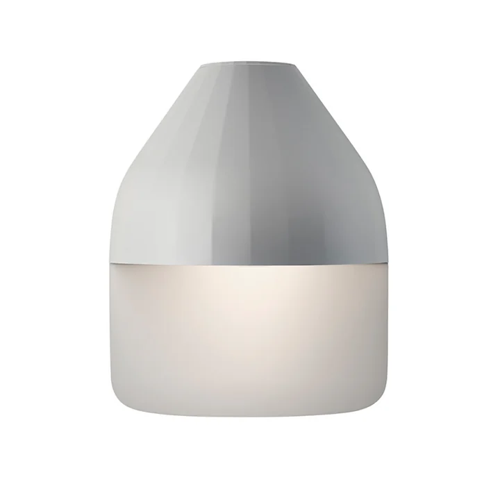 Facet Wall Plate Medium by Le Klint in Light Grey