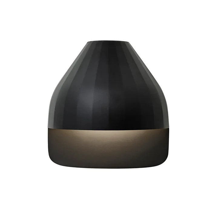 Facet Wall Plate LED Small by Le Klint in Black
