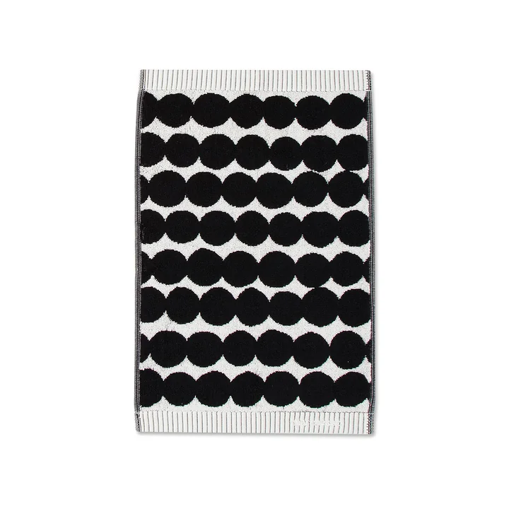 Räsymatto Guest towel 30 x 50 cm from Marimekko in black