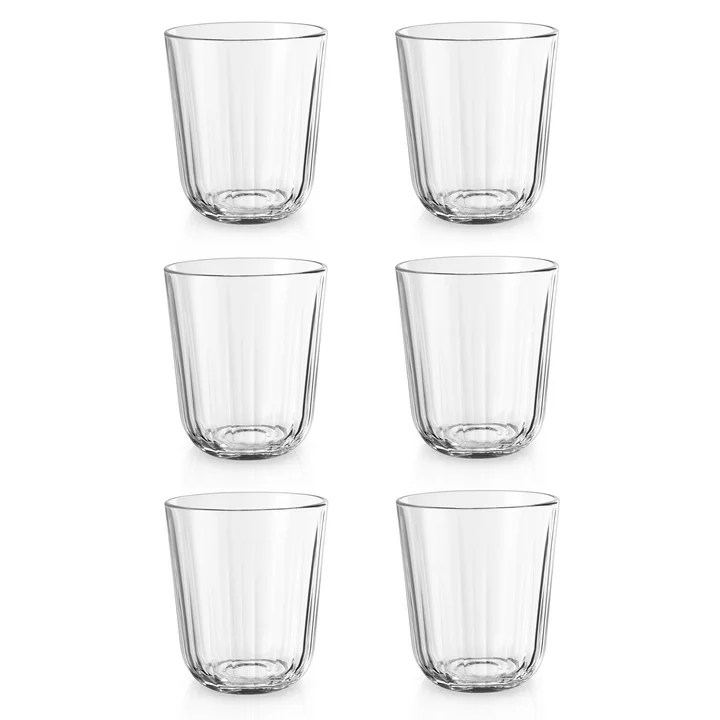 Set of 6 Drinking Glasses, 0.27 l in a Gift Package by Eva Solo