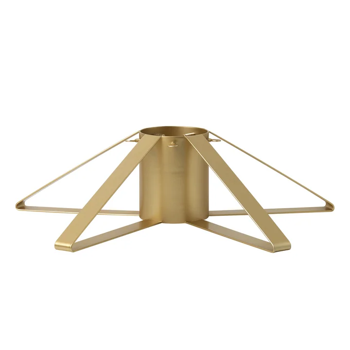 Christmas tree stand from Ferm Living in brass