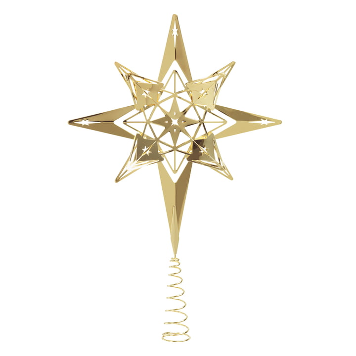 tree top star H 23 cm from Rosendahl in gold