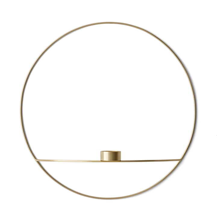 The Menu - Pov Circle Tealight Holder, L in brass