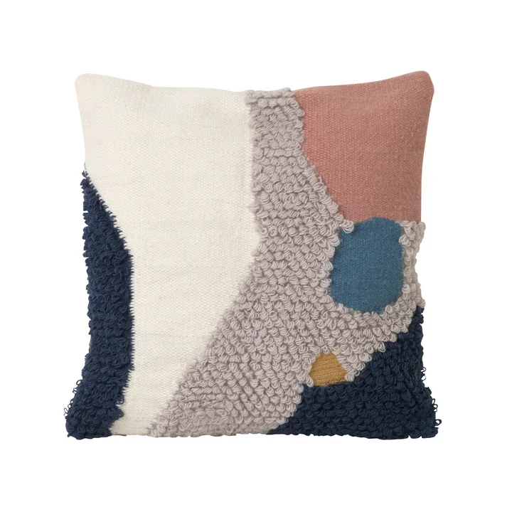 Loop Cushion 50 x 50 cm by Ferm Living in Landscape
