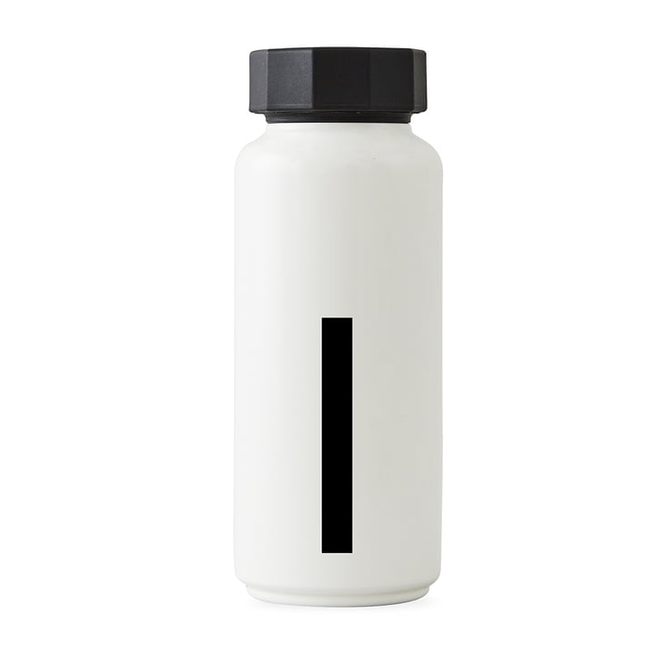 AJ Hot water bottle I from Design Letters in white