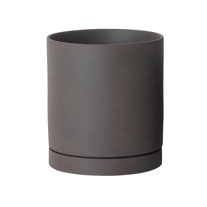 Sekki Pot large by ferm Living in Charcoal