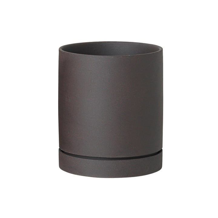 Sekki Pot medium by ferm Living in Charcoal