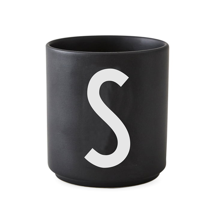 Design Letters - AJ Porcelain Cup S, black