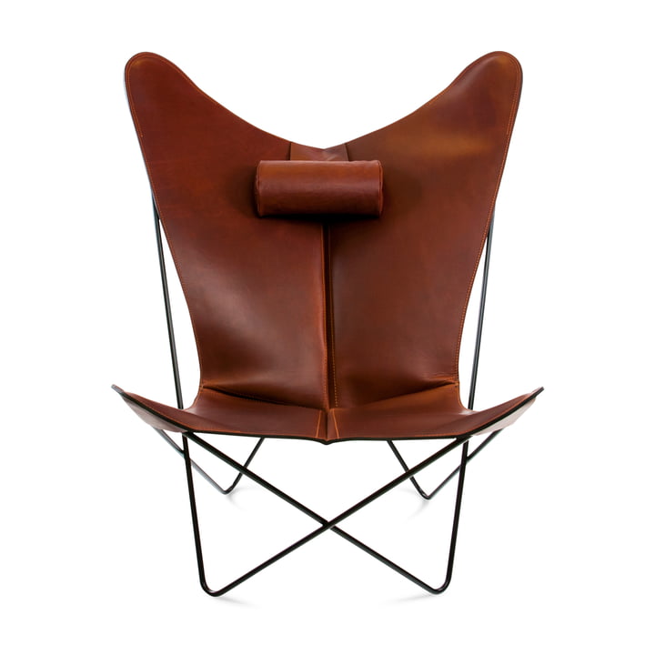 KS Chair by Ox Denmarq made from Black Steel / Cognac Leather
