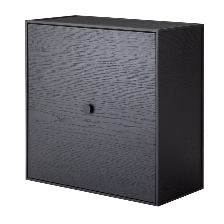 Frame Wall cabinet 42 (incl. door) from by Lassen in black