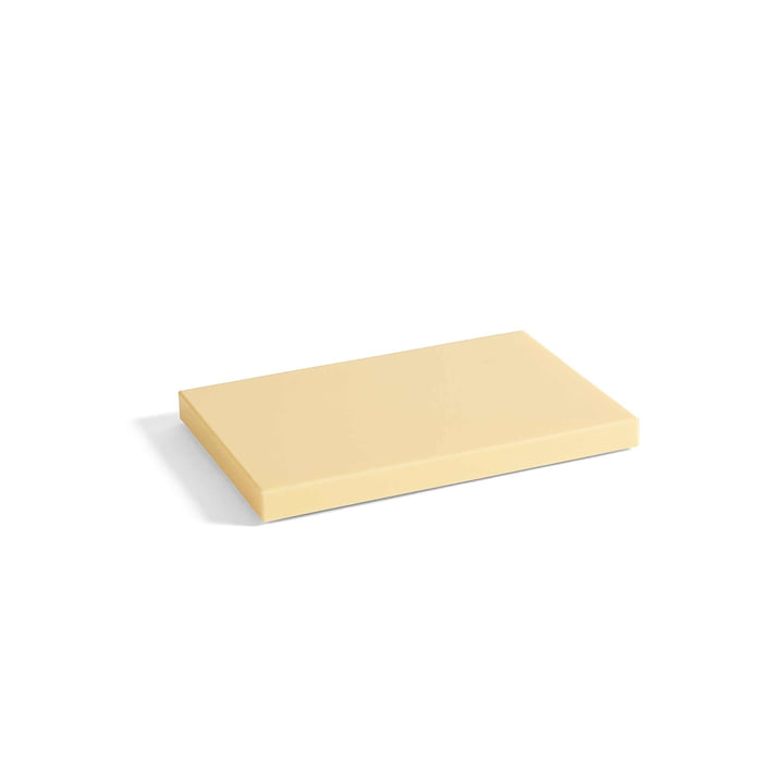 Rectangular cutting board M from Hay in light yellow