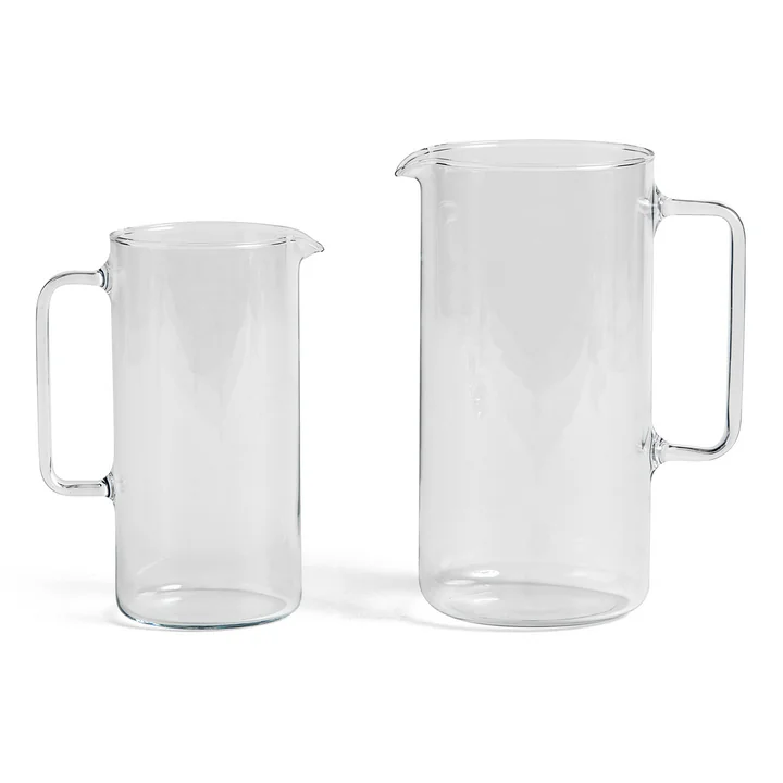 Clear Jugs M and L by HAY