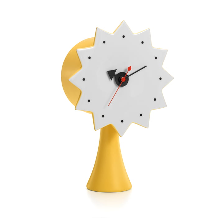 Ceramic Clock by Vitra in Yellow