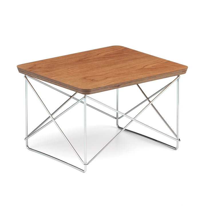 Vitra - American cherry tree / Eames Occasional Table LTR chrome