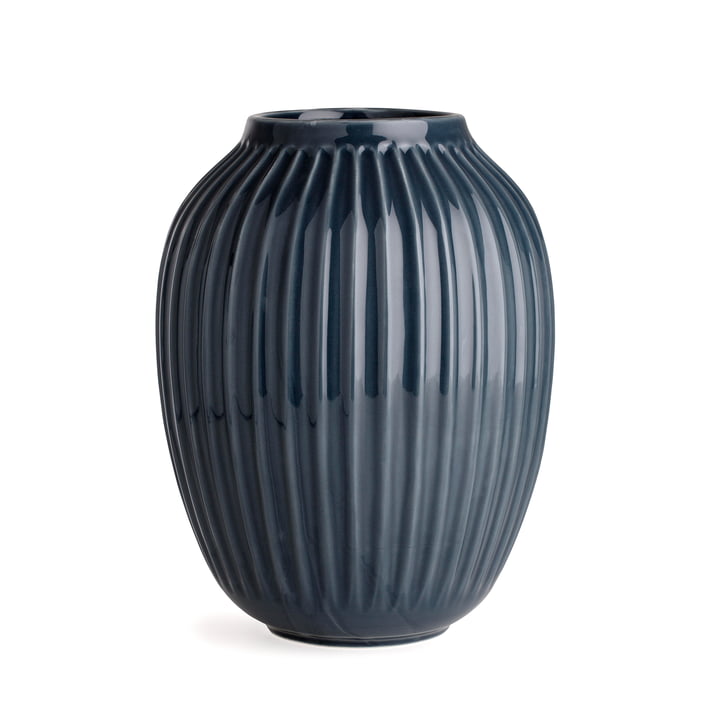 Hammershøi vase H 25 cm from Kähler Design in anthracite