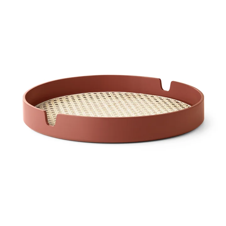 The Normann Copenhagen - salon tray Ø 35 cm in rust-red