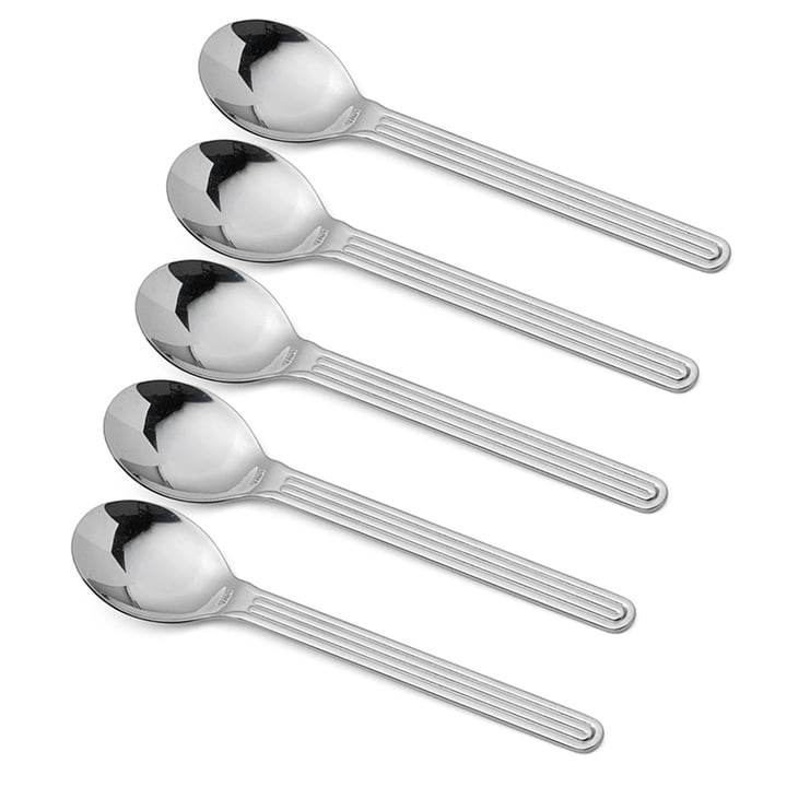 Hay - Sunday Cutlery Tablespoon Set, stainless steel (5 pieces)
