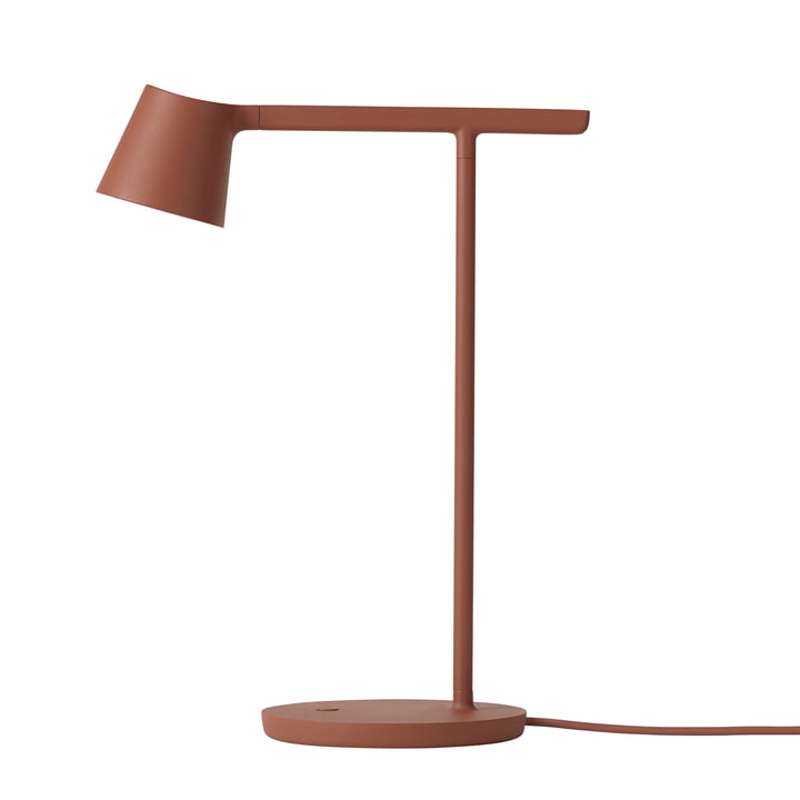 Tip table lamp from Muuto in copper brown