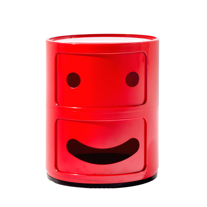 Kartell - Componibili Smile 4924, red